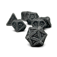 Pirate Dice - Shipwreck Treasures 7 Piece RPG set Alloy Metal Dice