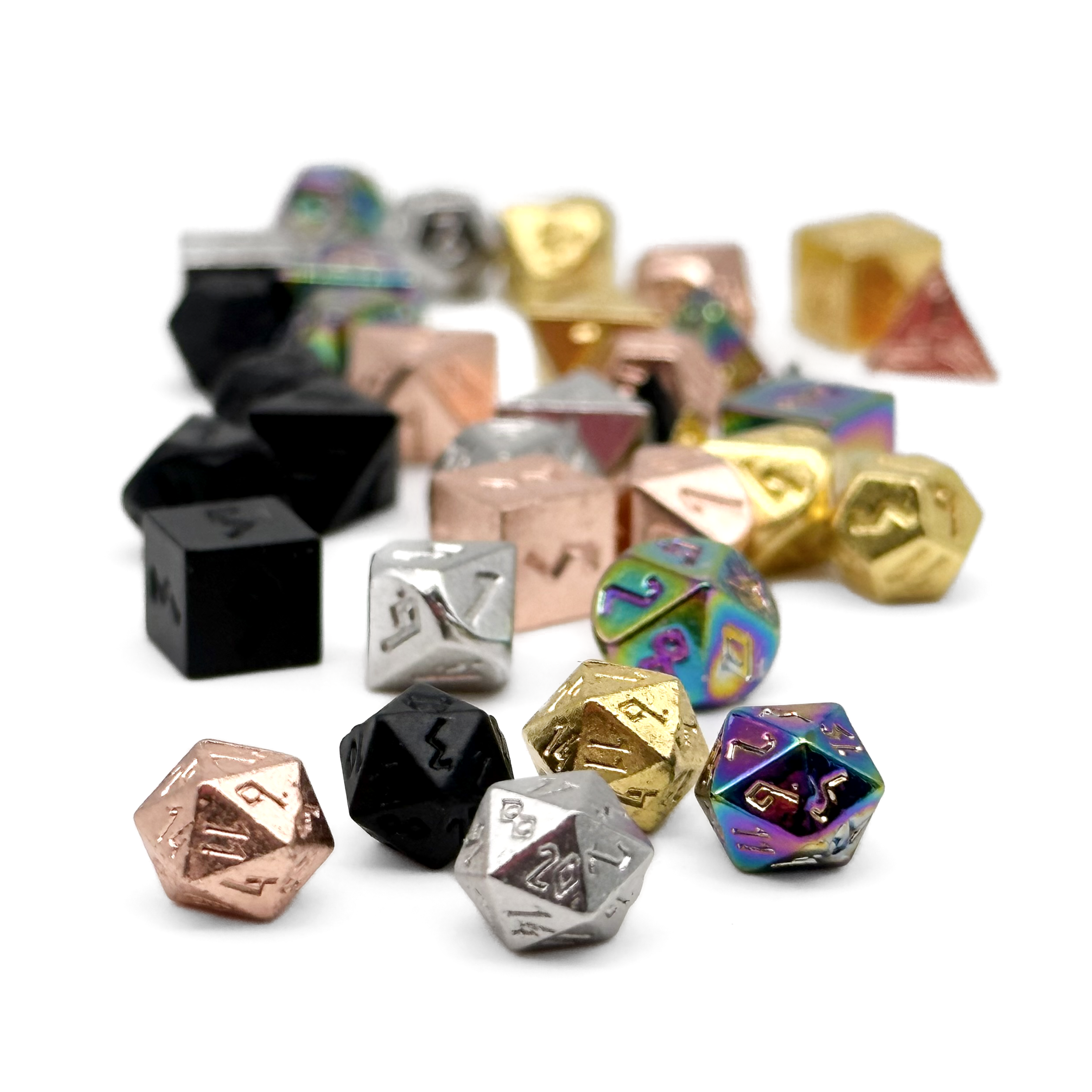 Pixie Mini Metal Dice Sets - 5-7mm-Alloy Dice-Norse Foundry-Norse Foundry-dungeons & dragons-d&d dice set-rpg dice set-metal dice set-d&d-mini dice set-5mm to 7mm-perfect for tabletop rpgs
