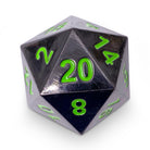 Poisoned Daggers - Boulder® 45mm D20 Metal Dice-Zinc Alloy Dice-Norse Foundry-Norse Foundry-dungeons & dragons-d&d dice-rpg dice-d20-metal dice-d&d-45mm-oversize-boulder-perfect for tabletop rpgs