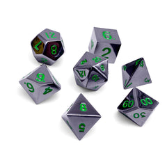 Poisoned Daggers - 7 Piece Metal Dice Set