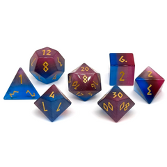 Pride Dice Sets in Glass