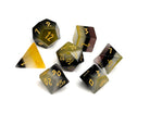 Pride Cats Eye - Non-Binary-Norse Foundry-dungeons and dragons-dice-dnd-d&d dice-dungeons & dragons-Pride NonBinary-Pride-NonBinary