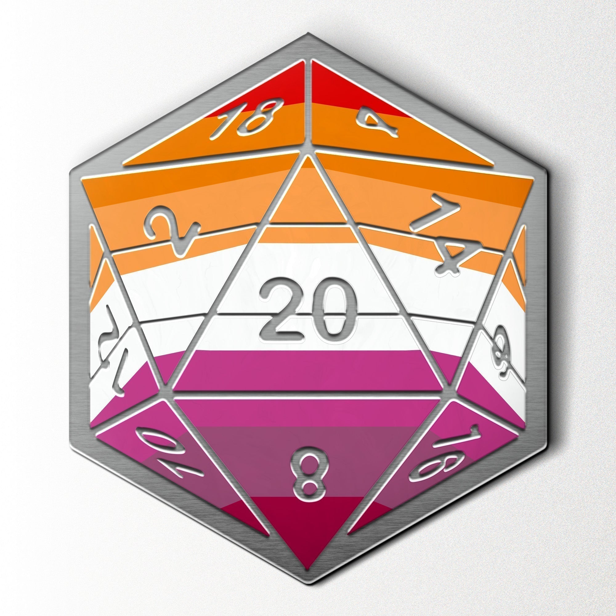 Pride Flag Pins-Pins-Norse Foundry-D&D Enamel Pin-D&D Pin-Dungeons and Dragons Enamel Pin-DND Accessories