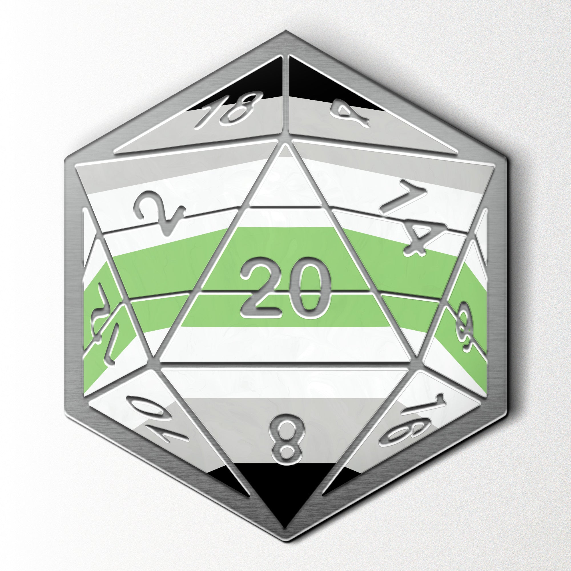 Pride Flag Pins-Pins-Norse Foundry-D&D Enamel Pin-D&D Pin-Dungeons and Dragons Enamel Pin-DND Accessories