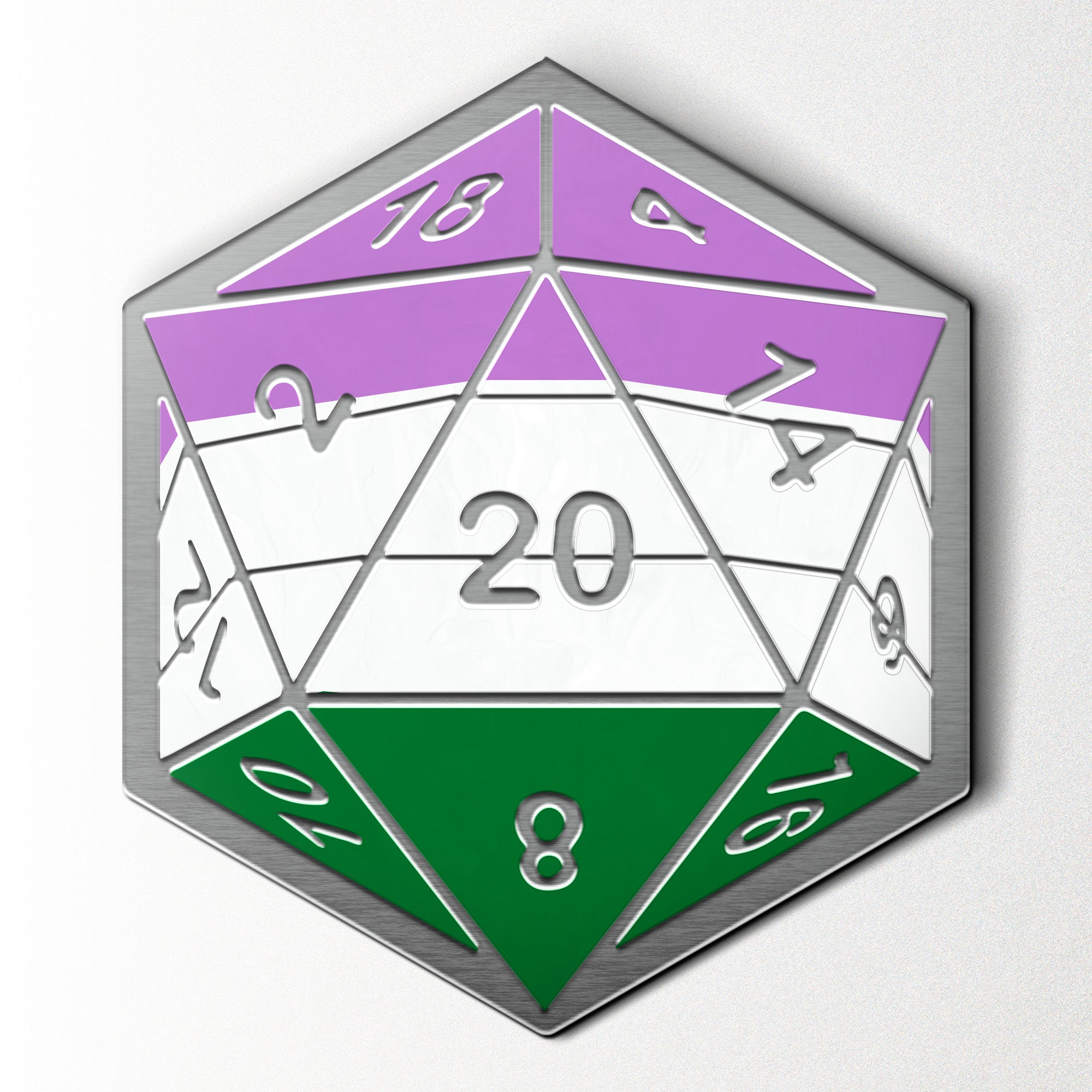 Pride Flag Pins-Pins-Norse Foundry-D&D Enamel Pin-D&D Pin-Dungeons and Dragons Enamel Pin-DND Accessories