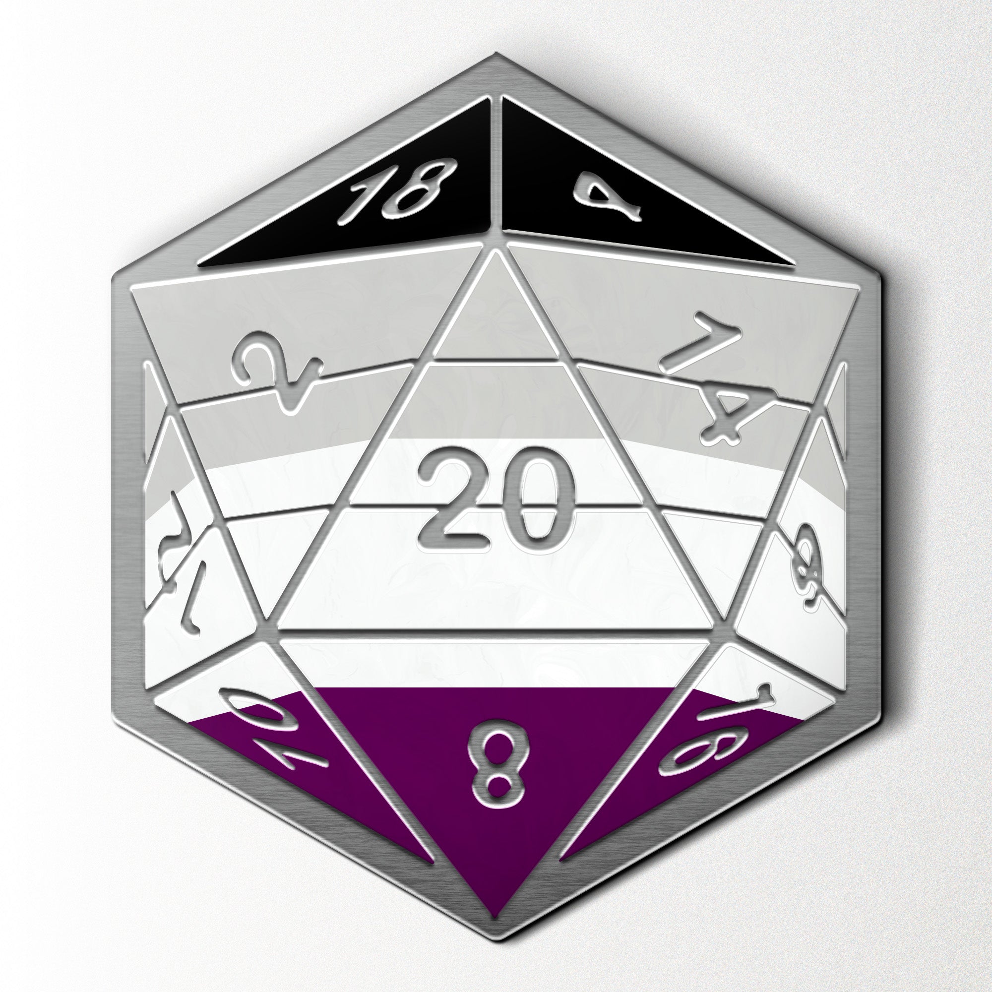Pride Flag Pins-Pins-Norse Foundry-D&D Enamel Pin-D&D Pin-Dungeons and Dragons Enamel Pin-DND Accessories