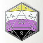 Pride Flag Pins-Pins-Norse Foundry-D&D Enamel Pin-D&D Pin-Dungeons and Dragons Enamel Pin-DND Accessories