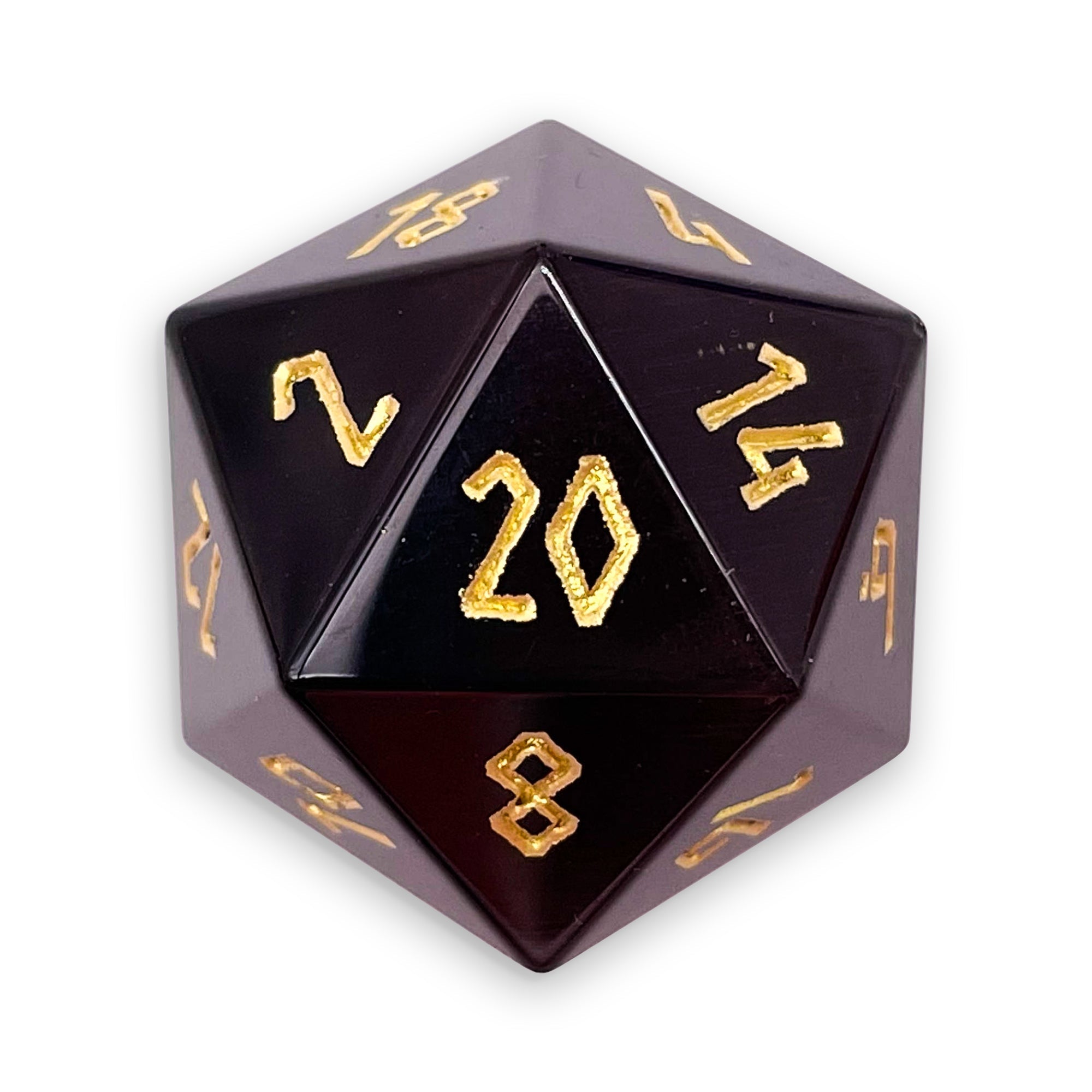 Purple Cats Eye - Single D20 Glass Dice-Glass Dice-Norse Foundry-Norse Foundry-dungeons & dragons-d&d dice-rpg d20-glass d20-d&d-d20-perfect for tabletop rpgs