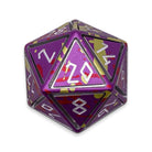 Purple Wyrm - Nimbus™ Boulder® 55mm 6063 Aluminum Wondrous Dice-Dice-Norse Foundry-Norse Foundry-aluminum dice-dungeons & dragons-d&d dice-rpg dice-d20-d&d-55mm-oversize-boulder-perfect for tabletop rpgs