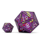 Purple Wyrm - Nimbus™ Boulder® 55mm 6063 Aluminum Wondrous Dice-Dice-Norse Foundry-Norse Foundry-aluminum dice-dungeons & dragons-d&d dice-rpg dice-d20-d&d-55mm-oversize-boulder-perfect for tabletop rpgs
