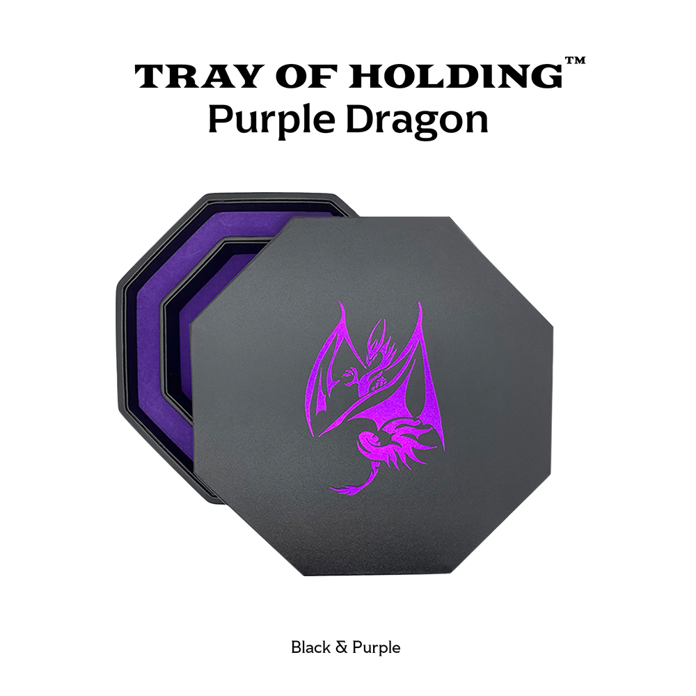 Purple Dragon Tray of Holding™ Dice Tray by Norse Foundry