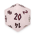 Quartz - Raised Holographic Single D20 Gemstone Dice-Gemstone Dice-Norse Foundry-Gemstone Dice-Dungeons and Dragons Dice-Gem Dice-D&D Dice-Gaming Dice-Perfect for Tabletop RPGs-D20