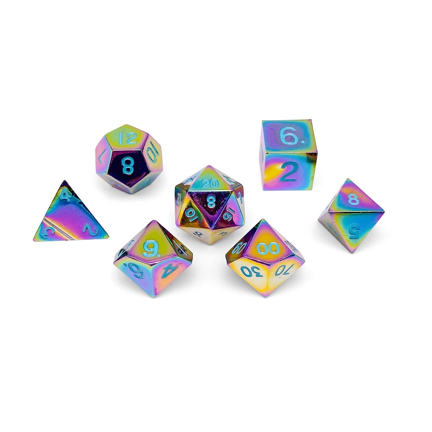 Queens Treasure - 7 Piece Metal D&D & RPGs Dice Set-Zinc Alloy Dice-Norse Foundry-Norse Foundry-dungeons & dragons-d&d dice set-rpg dice set-d20-metal dice set-d&d-perfect for tabletop rpgs