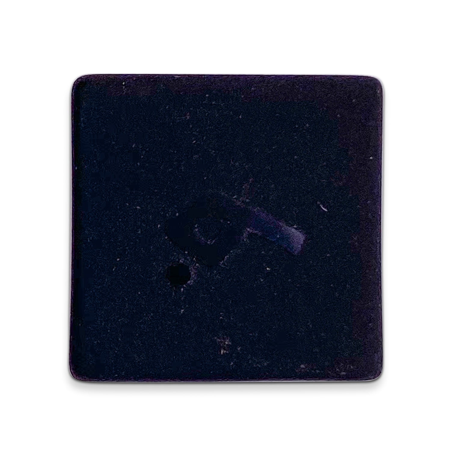 Black Obsidian - Raised Single D6 Gemstone Dice