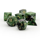 Ruby Zoisite - Pebble RPG Set Gemstone Dice-Pebbles-Norse Foundry-Norse Foundry-dungeons & dragons-d&d dice set-rpg dice set-gemstone dice set-d&d-mini dice set-10mm to 12mm-perfect for tabletop rpgs