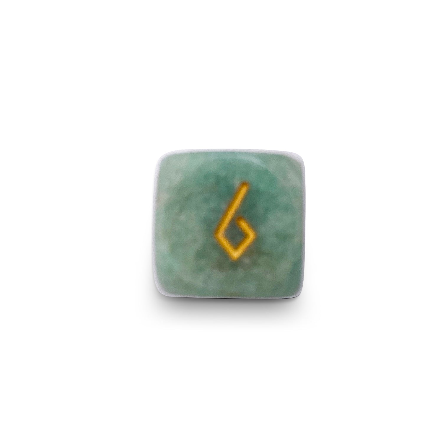 Russian Amazonite D6 Gemstone-Gemstone Dice-Norse Foundry-Gemstone Dice-Dungeons and Dragons Dice-Gem Dice DND Dice-Gaming Dice-Perfect for Tabletop RPGs-D6