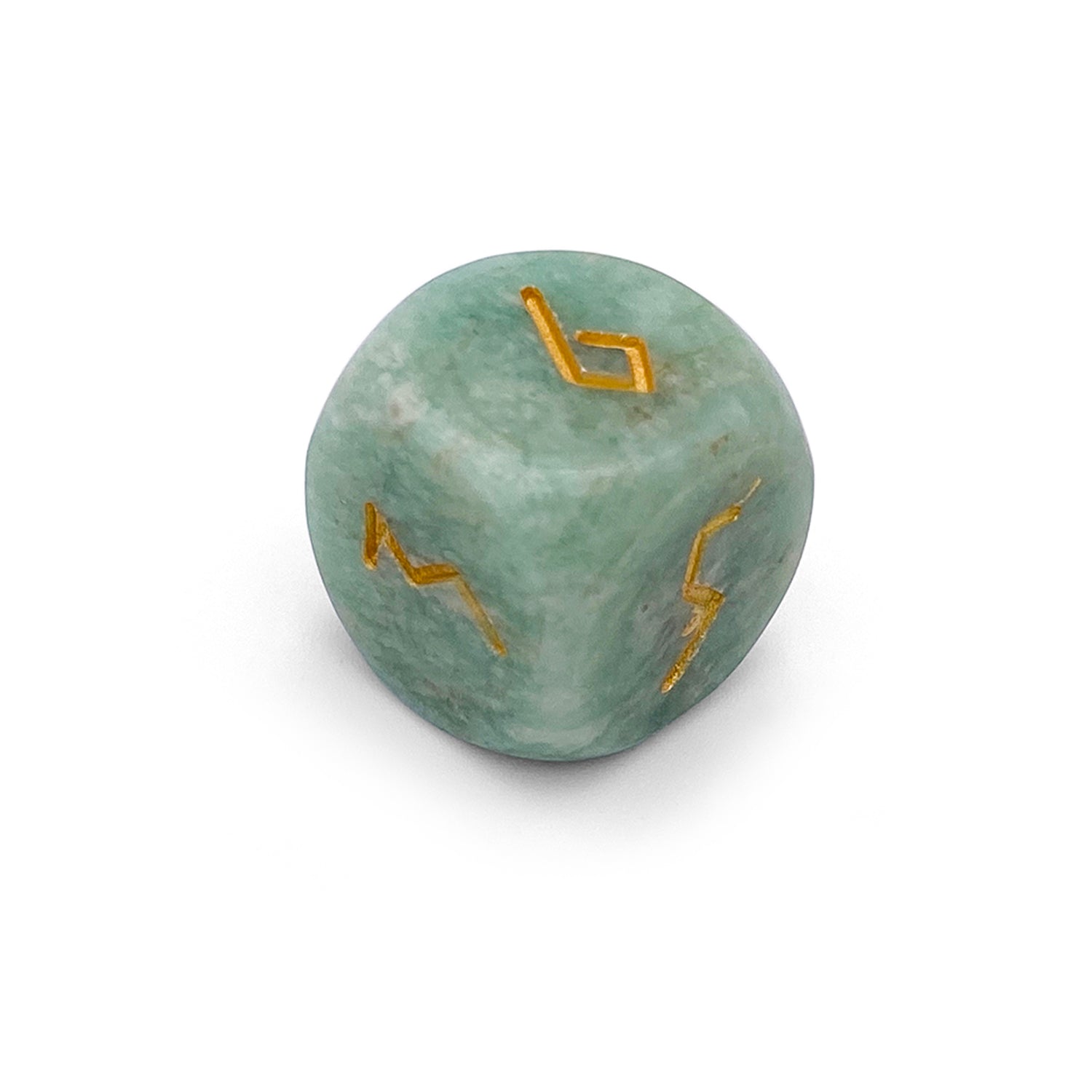 Russian Amazonite D6 Gemstone-Gemstone Dice-NOR 01169-Norse Foundry-dungeon and dragons-dice-dnd-dungeon & dragons
