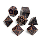 Rust Monster - Norse Themed Metal Dice Set-Zinc Alloy Dice-Norse Foundry-Dungeons and Dragons-DND Dice-D20-Metal Dice Set-DND-D&D Metal Dice Set-Perfect for Tabletop RPGs