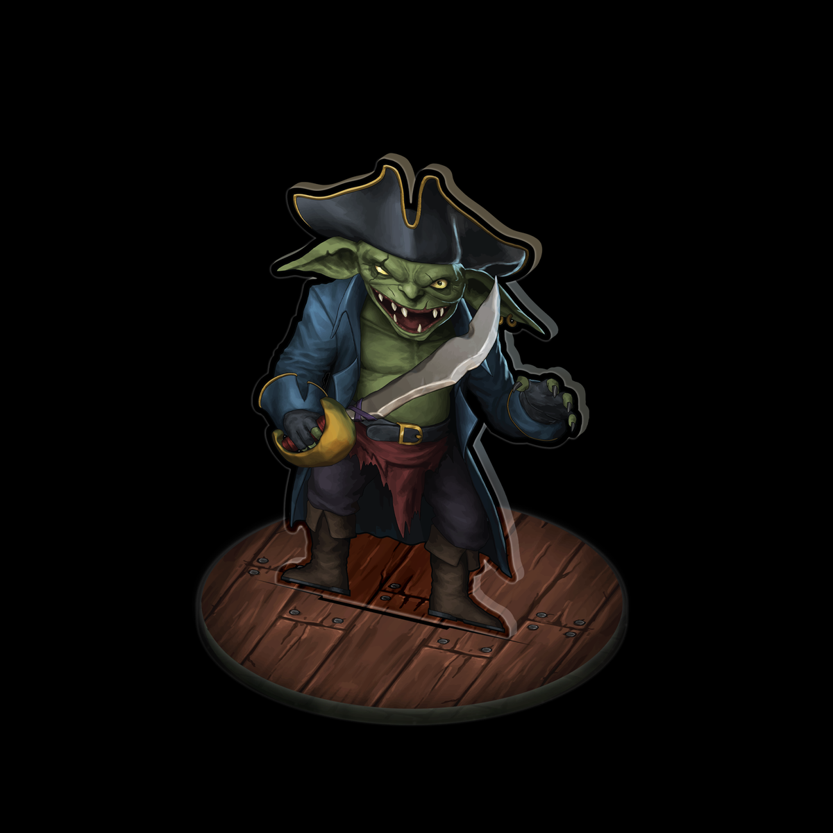 Scourges of the Sea Acrylic Encounter Token – Hexed Ink