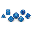Sea Teal - 7 Piece RPG Set 6063 Aluminum Dice-Aluminum Dice-Norse Foundry-Norse Foundry-aluminum dice-dungeons & dragons-d&d dice set-rpg dice set-aluminum d&d dice set-d&d-lightweight-perfect for tabletop rpgs
