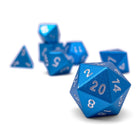 Sea Teal - 7 Piece RPG Set 6063 Aluminum Dice-Aluminum Dice-Norse Foundry-Norse Foundry-aluminum dice-dungeons & dragons-d&d dice set-rpg dice set-aluminum d&d dice set-d&d-lightweight-perfect for tabletop rpgs