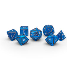 Sea Teal - Nimbus™ 7 Piece RPG Set 6063 Aluminum Dice