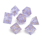 Shattered Zircon Alexandrite - 7 Piece RPG Set Zircon Glass Dice-Glass Dice-Norse Foundry-Norse Foundry-zircon glass dice-dungeons & dragons-d&d dice set-rpg dice set-glass dice set-d&d-perfect for tabletop rpgs