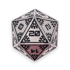 Shooting Star - Asteroid Boulder® 45MM Alloy Metal Dice-Metal - Zinc Alloy Dice-Norse Foundry-Norse Foundry-dungeons & dragons-d&d dice-rpg dice-d20-metal dice-d&d-45mm-oversize-boulder-perfect for tabletop rpgs
