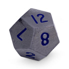 Single Alloy D12 in Atomic Metal by Norse Foundry-Metal - Zinc Alloy Dice-Norse Foundry-dice-dungeons & dragons-d&d-dungeons & dragons-metal dice-d12