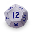 Single Alloy D12 in Atomic Metal by Norse Foundry-Metal - Zinc Alloy Dice-Norse Foundry-dice-dungeons & dragons-dnd-dungeons & dragons-metal dice-d12