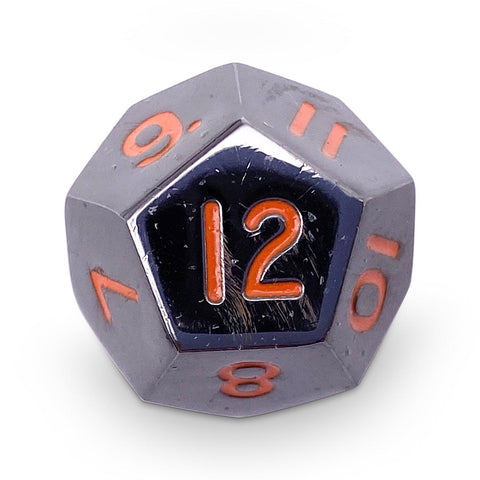 Single Alloy D12 in Black Lava by Norse Foundry
