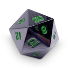 Single Alloy D20 in Poisoned Daggers by Norse Foundry-Zinc Alloy Dice-Norse Foundry-dice-dungeons and dragons-dnd-dungeons & dragons-metal dice-d20