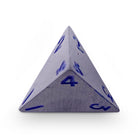 Single Alloy D4 in Atomic Metal by Norse Foundry-Metal - Zinc Alloy Dice-Norse Foundry-dice-dungeons and dragons-dnd-dungeons & dragons-metal dice-d4