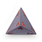 Single Alloy D4 in Black Lava by Norse Foundry-Zinc Alloy Dice-Norse Foundry-dice-dungeons and dragons-dnd-dungeons & dragons-metal dice-d4