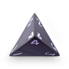 Single Alloy D4 in Drow Black by-Zinc Alloy Dice-Norse Foundry-dice-dungeons and dragons-dnd-dungeons & dragons-metal dice-d4