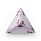 Single Alloy D4 in Lycanthrope Silver by Norse Foundry-Zinc Alloy Dice-Norse Foundry-dice-dungeons and dragons-dnd-dungeons & dragons-metal dice-d4