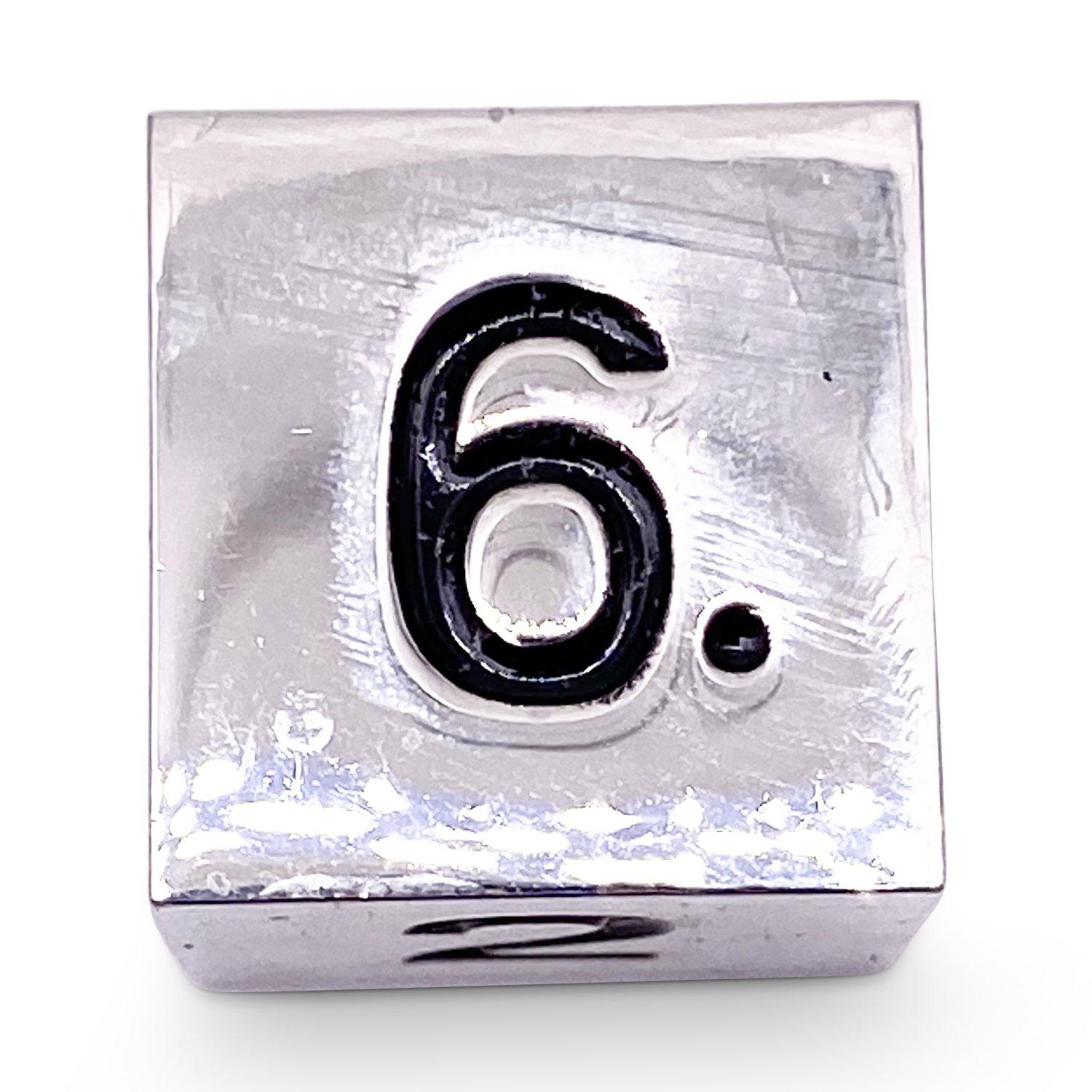 Single Alloy D6 in Chainmail by Norse Foundry-Zinc Alloy Dice-Norse Foundry-dice-dungeons & dragons-dnd-dungeons & dragons-metal dice-d6