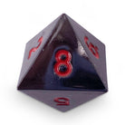 Single Alloy D8 in Nightmare Black by Norse Foundry-Metal - Zinc Alloy Dice-Norse Foundry-dice-dungeons and dragons-dnd-dungeons & dragons-metal dice-d8