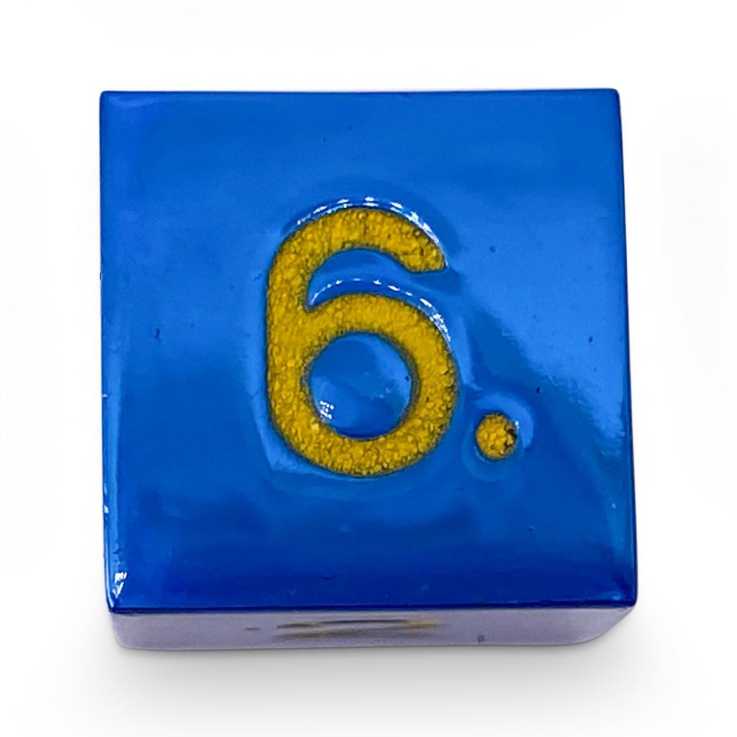 Single Alloy Dice - Lightning Bolt D6-Zinc Alloy Dice-Norse Foundry-dice-dungeons & dragons-d&d-dungeons & dragons-metal dice-d6