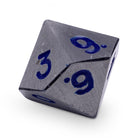 Single Alloy Metal D10 in Atomic Metal by Norse Foundry-Metal - Zinc Alloy Dice-Norse Foundry-dice-dungeons & dragons-d&d-dungeons & dragons-metal dice-d10