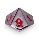Single Alloy Metal D10 in Nightmare Black by Norse Foundry-Metal - Zinc Alloy Dice-Norse Foundry-dice-dungeons and dragons-d&d-dungeons & dragons-metal dice-d10