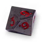 Single Alloy Metal D10 in Nightmare Black by Norse Foundry-Metal - Zinc Alloy Dice-Norse Foundry-dice-dungeons and dragons-d&d-dungeons & dragons-metal dice-d10