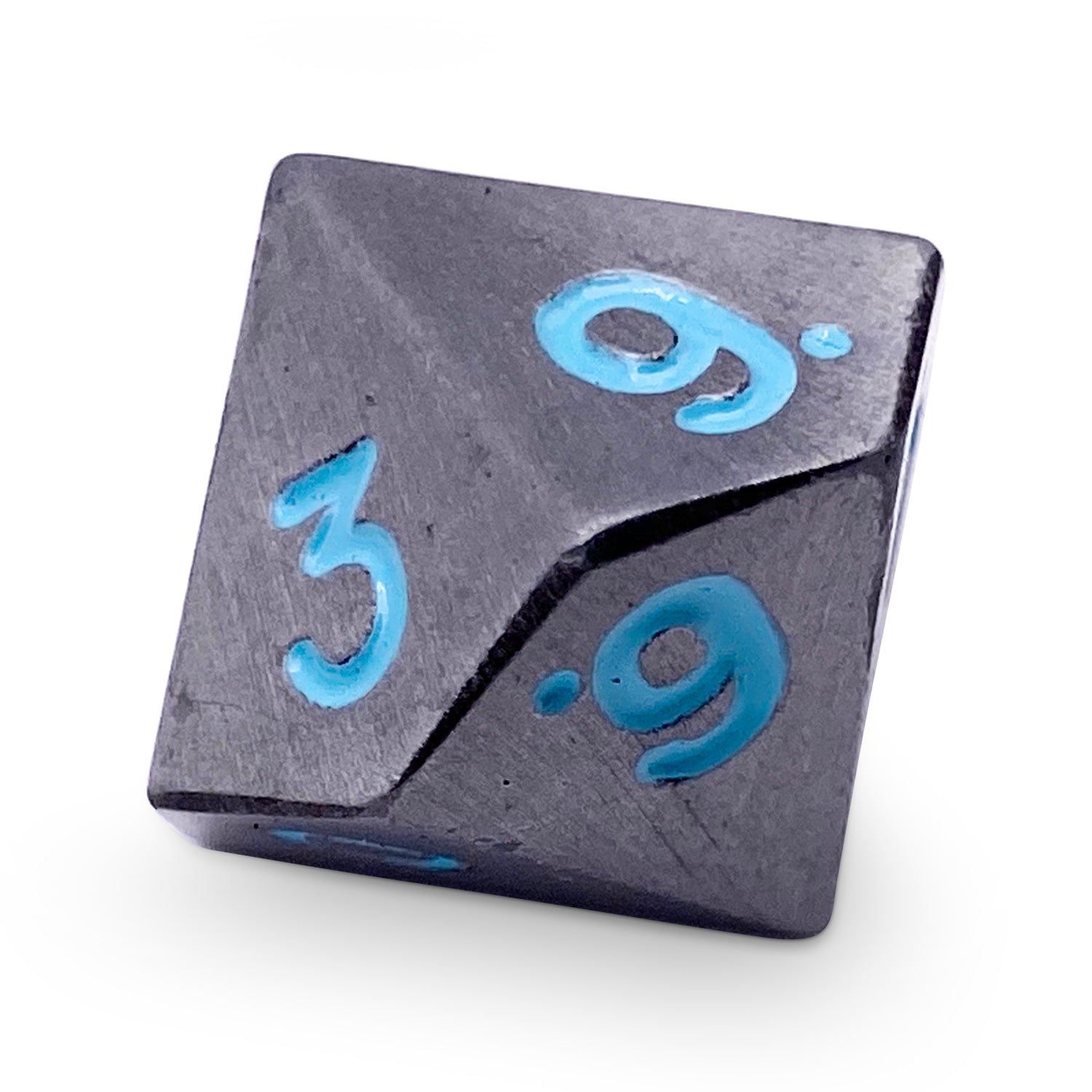 Single Alloy Metal D10 in Spellbound by Norse Foundry-Metal - Zinc Alloy Dice-Norse Foundry-dice-dungeons & dragons-d&d-dungeons & dragons-metal dice-d10