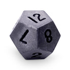 Single Alloy Metal D12 in Aged Mithiral by Norse Foundry-Metal - Zinc Alloy Dice-Norse Foundry-dice-dungeons and dragons-d&d-dungeons & dragons-metal dice-d12