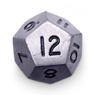 Single Alloy Metal D12 in Aged Mithiral by Norse Foundry-Metal - Zinc Alloy Dice-Norse Foundry-dice-dungeons & dragons-dnd-dungeons & dragons-metal dice-d12