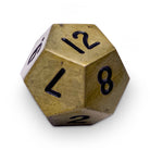 Single Alloy Metal D12 in Bronze Dragon Scale by Norse Foundry-Metal - Zinc Alloy Dice-Norse Foundry-dice-dungeons & dragons-d&d-dungeons & dragons-metal dice-d12