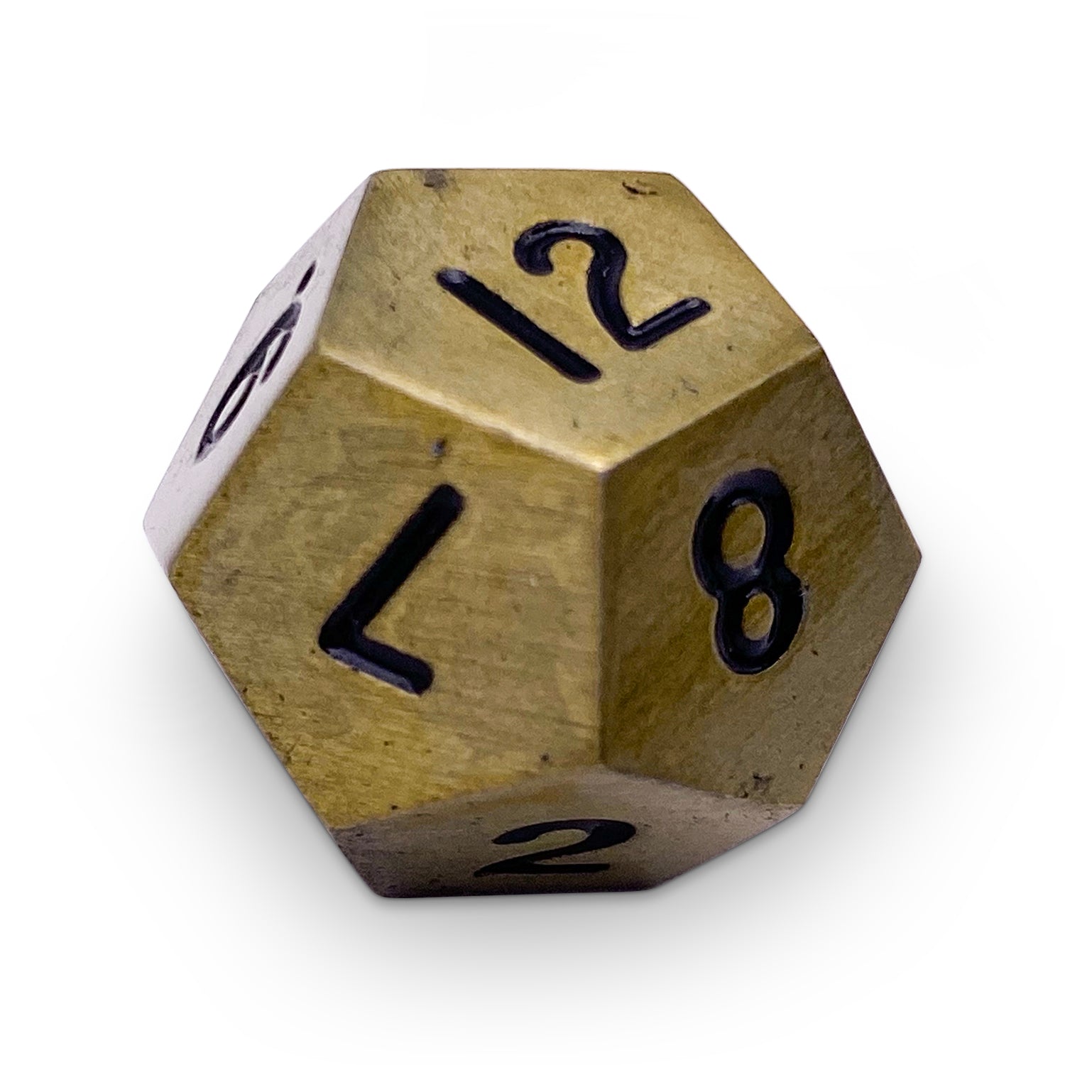 Single Alloy Metal D12 in Bronze Dragon Scale by Norse Foundry-Metal - Zinc Alloy Dice-Norse Foundry-dice-dungeons & dragons-dnd-dungeons & dragons-metal dice-d12