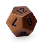Single Alloy Metal D12 in Gnomish Copper by Norse Foundry-Metal - Zinc Alloy Dice-Norse Foundry-dice-dungeons and dragons-dnd-dungeons & dragons-metal dice-d12