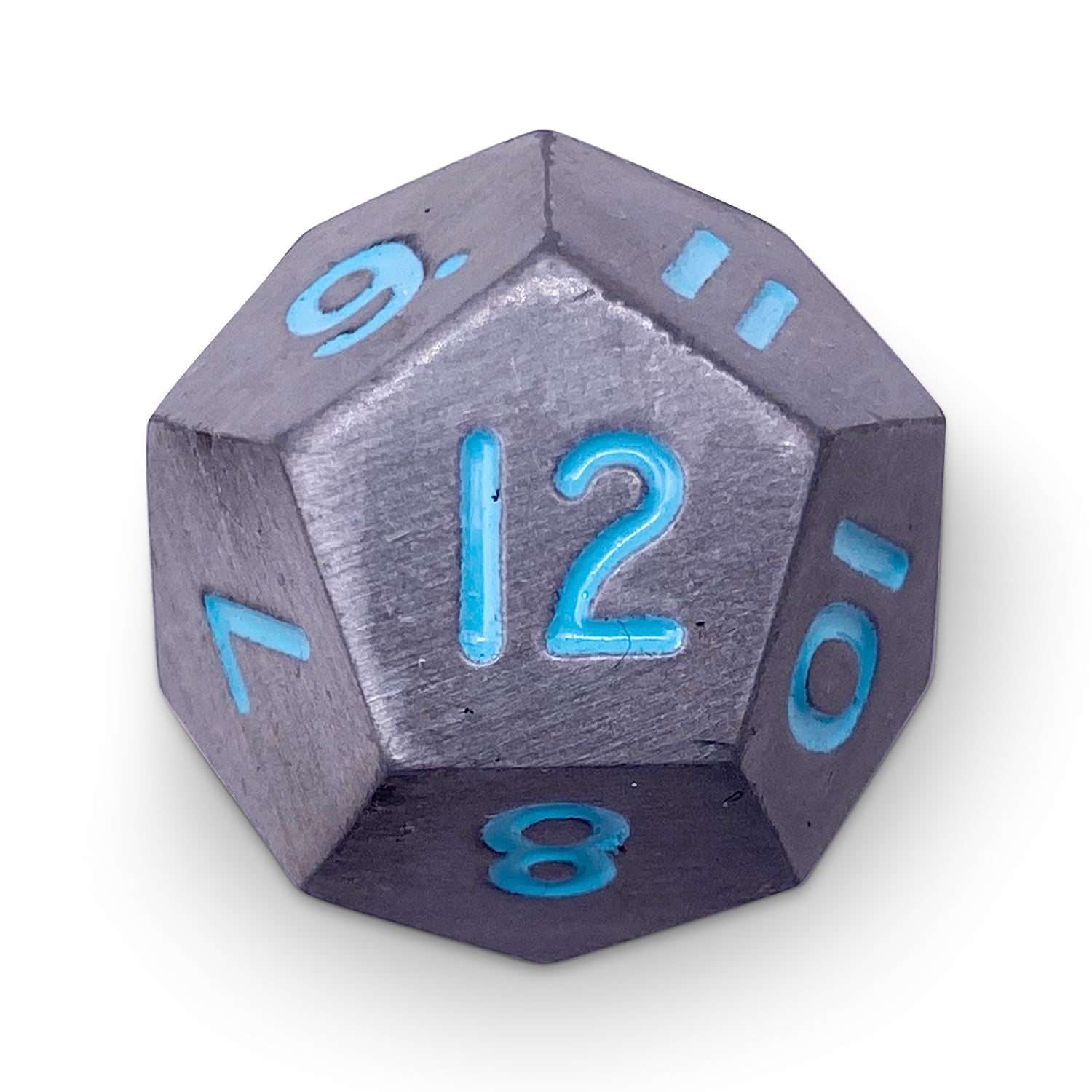 Single Alloy Metal D12 in Spellbound by Norse Foundry-Metal - Zinc Alloy Dice-Norse Foundry-Norse Foundry-dungeons & dragons-d&d dice-rpg d12-metal d12-d&d-d12-perfect for tabletop rpgs