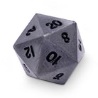 Single Alloy Metal D20 in Aged Mithiral by Norse Foundry-Metal - Zinc Alloy Dice-Norse Foundry-dice-dungeons & dragons-d&d-dungeons & dragons-metal dice-d20